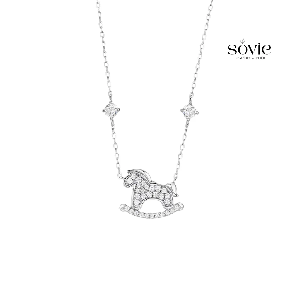 Rocking Horse Charm Necklace