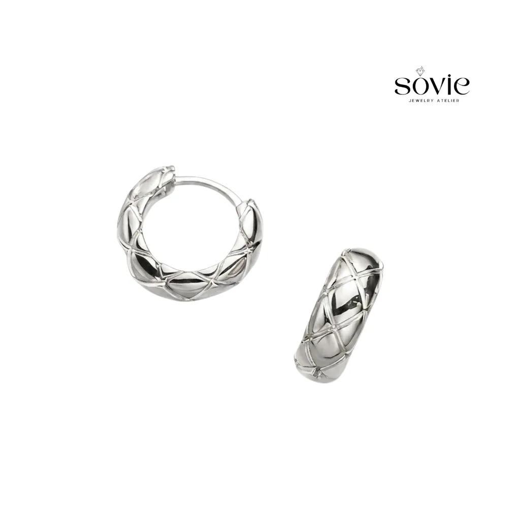 Valencia Woven Hoop Earrings
