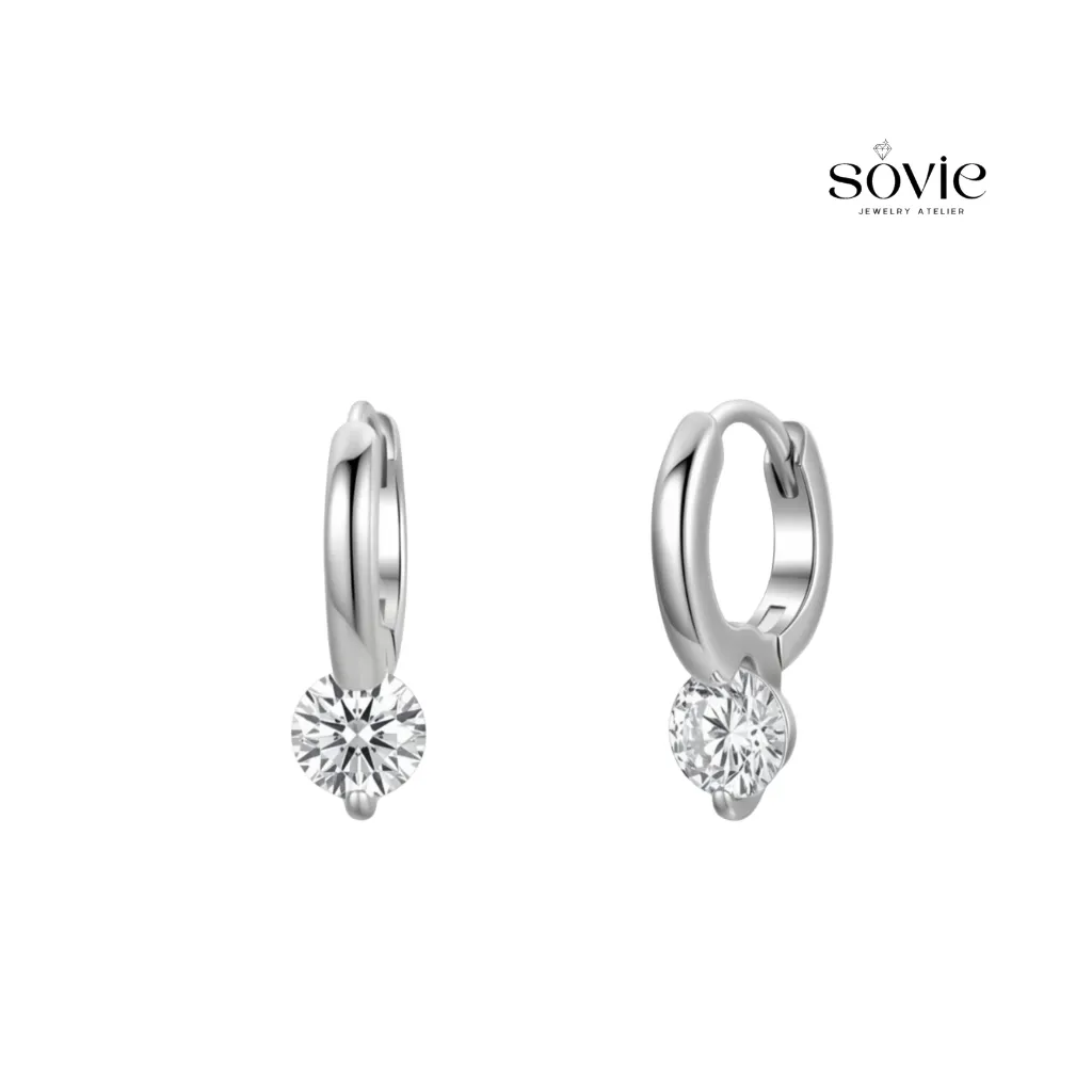 Celeste Solitaire Hoops