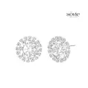 Fleur Crystal Stud Earrings
